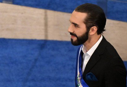 Nayib Bukele el salvador -  (crédito: MARVIN RECINOS / AFP) -Nayib Bukele el salvador -  (crédito: MARVIN RECINOS / AFP)