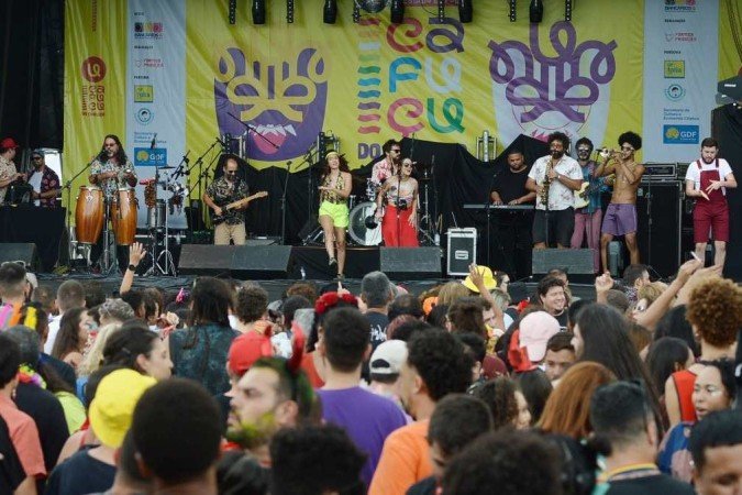  04/02/2024 Credito: Ed Alves/CB/DA.Press. Cidades. Pré Carnaval 2024. Bloco Cafuçu do Cerrado. 