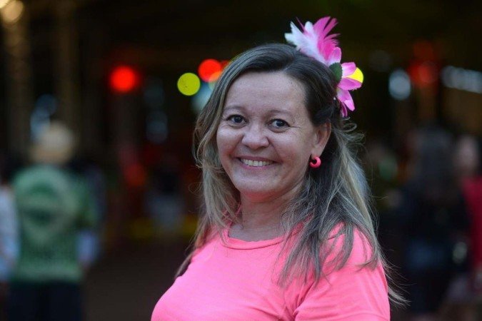  04/02/2024 Credito: Ed Alves/CB/DA.Press. Cidades. Pré Carnaval 2024.Praça dos Orixás. Na foto, Gilvanete Lima. 