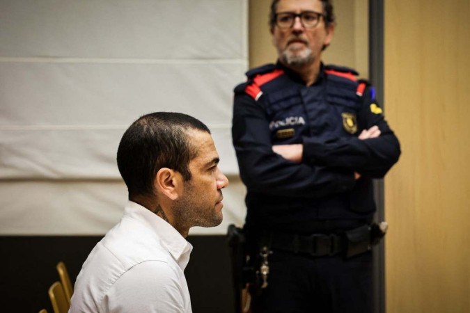 O julgamento contra o jogador começou na segunda-feira no Tribunal de Barcelona. -  (crédito: AFP)