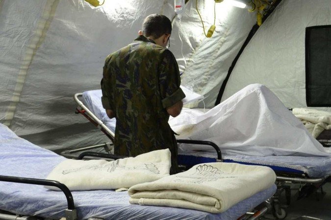  Hospital de campanha da Aeronáutica terá 60 leitos para atendimentos a casos leves e médios