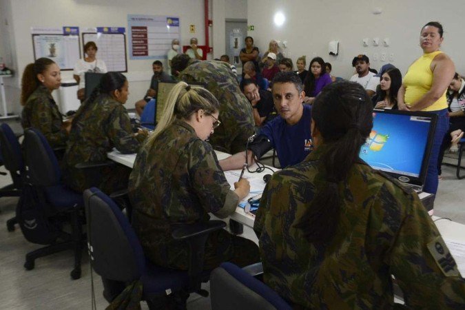  05/02/2024 Crédito: Marcelo Ferreira/CB/D.A Press. Brasil. Brasília - DF - Dengue. Hospital de campanha da aeronautica em Ceilândia - Anderson Gonçalves.