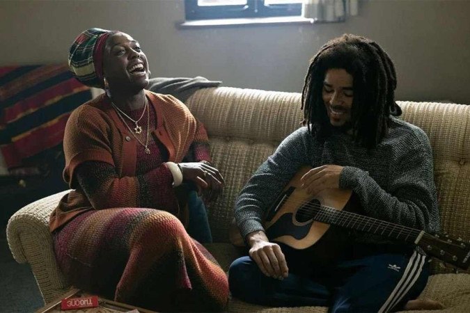 Bob Marley: One love tem um casal entrosado: a cantora Rita e o astro da cinebiografia -  (crédito:  Paramount)