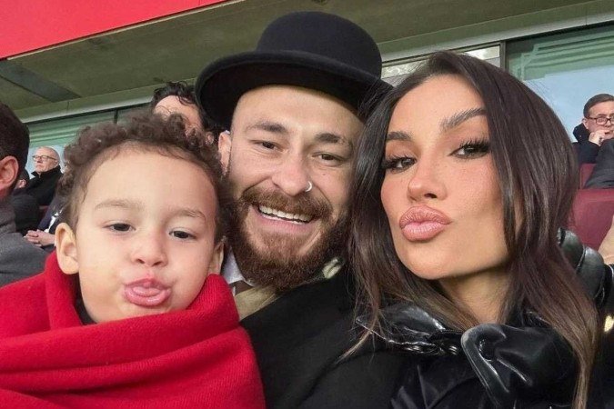 Fred, Bianca e neneco - (crédito: Reprodução Instagram) Fred, Bianca e neneco - (crédito: Reprodução Instagram)