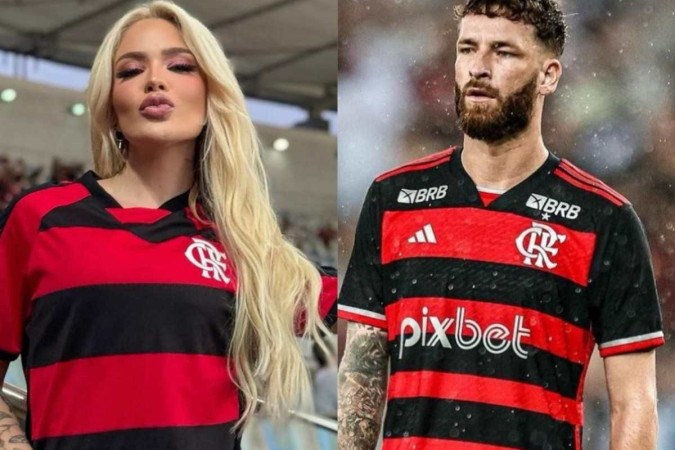 Karoline Lima e LÃ©o Pereira -  (crédito: ReproduÃ§Ã£o Instagram)