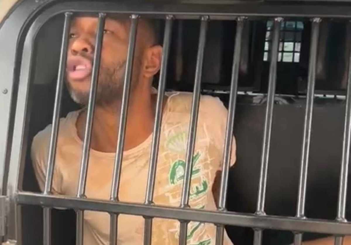 Video mostra prisão de homem que matou amiga estrangulada com lençol