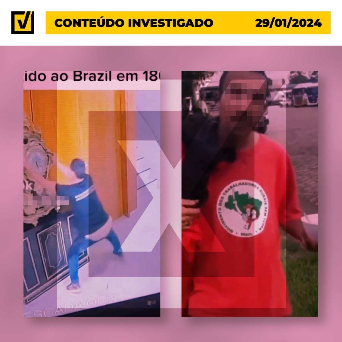 Membro do MST que aparece em vídeo não é o homem que depredou relógio de dom João VI no Palácio do Planalto