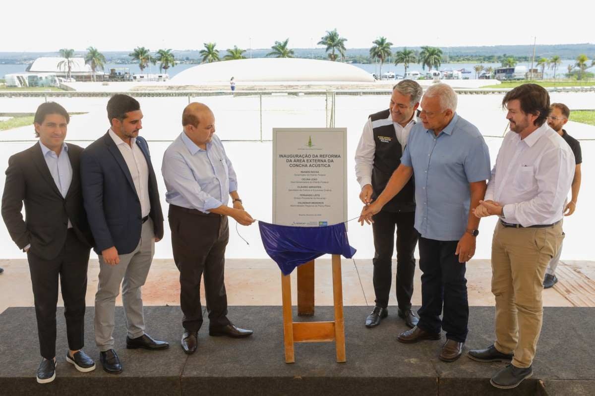 Área externa da Concha Acústica é inaugurada nesta terça-feira (6/2)