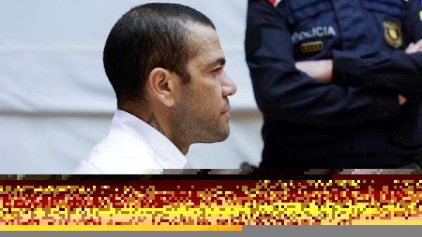 Daniel Alves é acusado de estuprar mulher em boate de Barcelona; ele nega -  (crédito: Reuters)