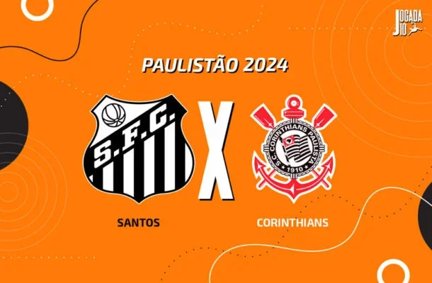 Santos x Corinthians - (crédito: Foto: Arte Jogada10) Santos x Corinthians - (crédito: Foto: Arte Jogada10)