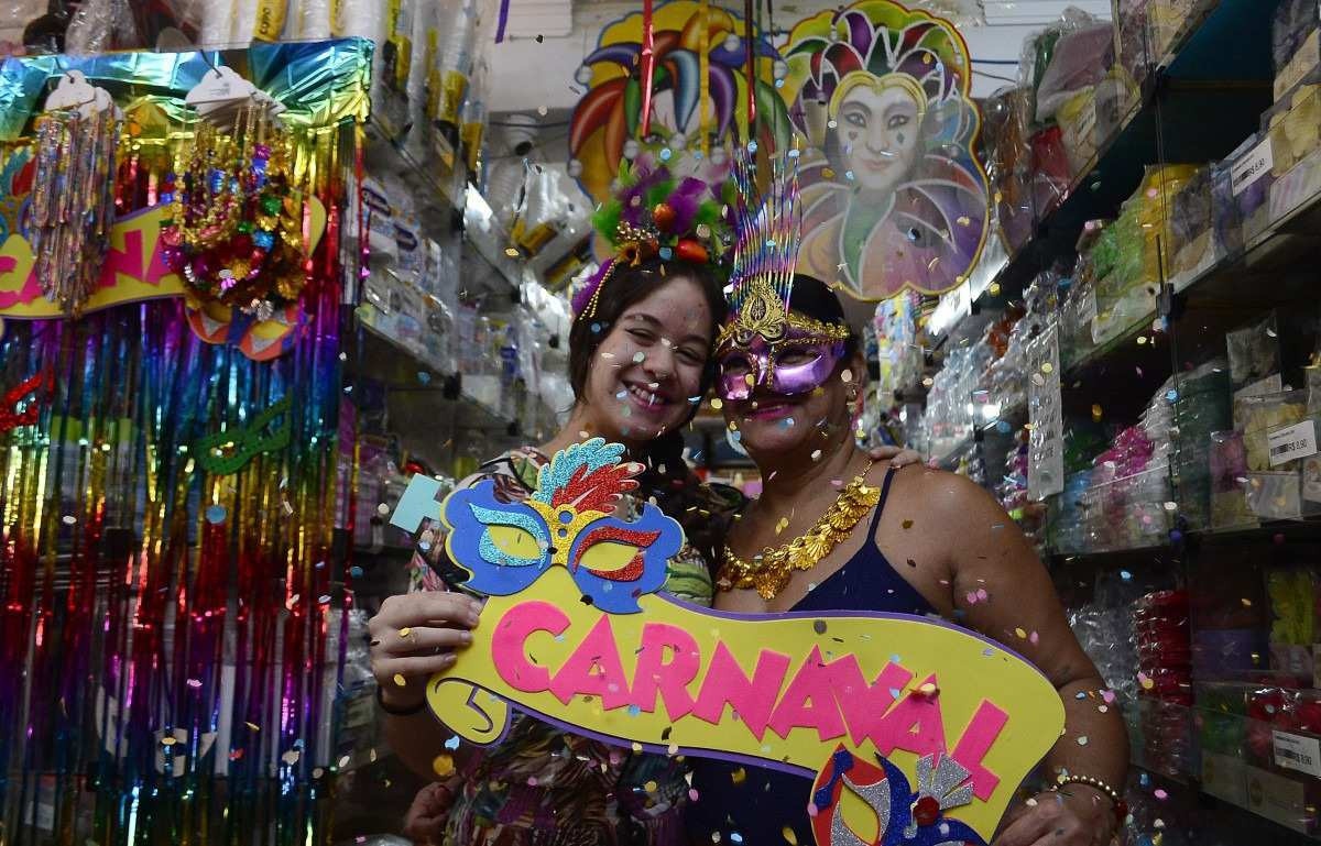 Importação de produtos de carnaval atinge U$S 15 milhões, um crescimento de 31%