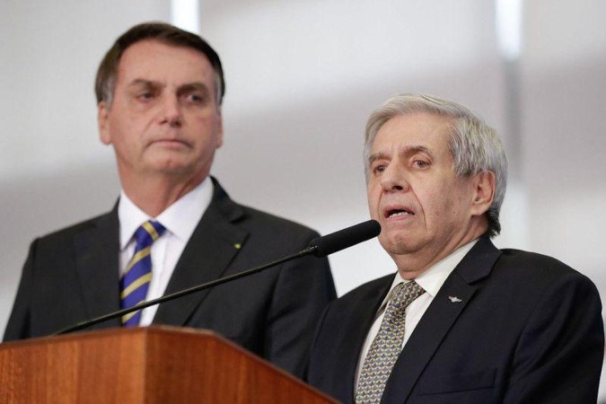 Ex-ministro da Casa Civil e da Defesa, Braga Netto é um dos alvos da operação -  (crédito: Presidência da República)