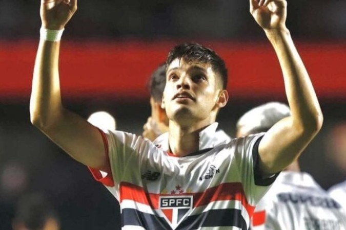 Bobadilla fez grande partida no Morumbis -  (crédito: Foto: Rubens Chiri/São Paulo)