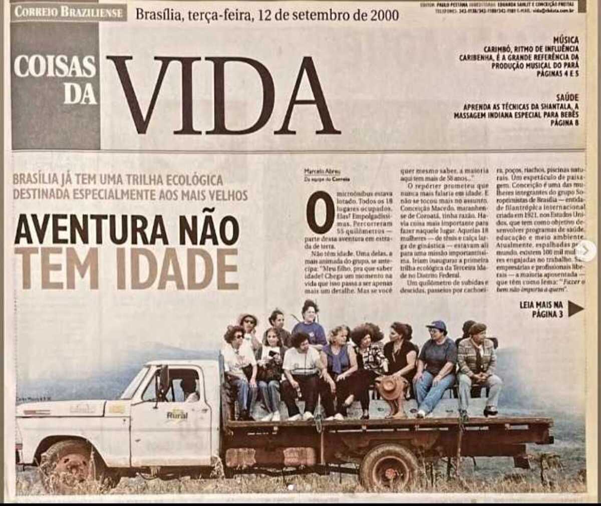 Reportagem do Correio no ano 2000 com Raimundinha