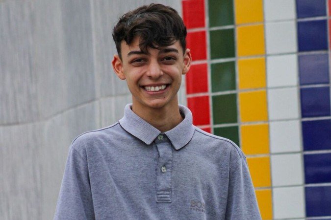 Gabriel Costa, 17 anos, aprovado em dois cursos: ciências biológicas e agronomia