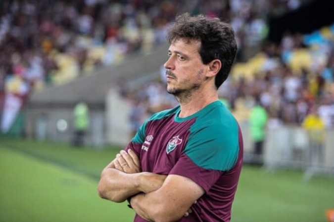 Fernando Diniz elogia entrada de Renato Augusto no segundo tempo -  (crédito: Foto: Lucas Merçon/Fluminense)