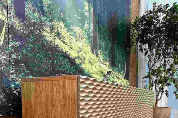 Há alguns anos a matéria prima tem crescido nos ambientes de decoração