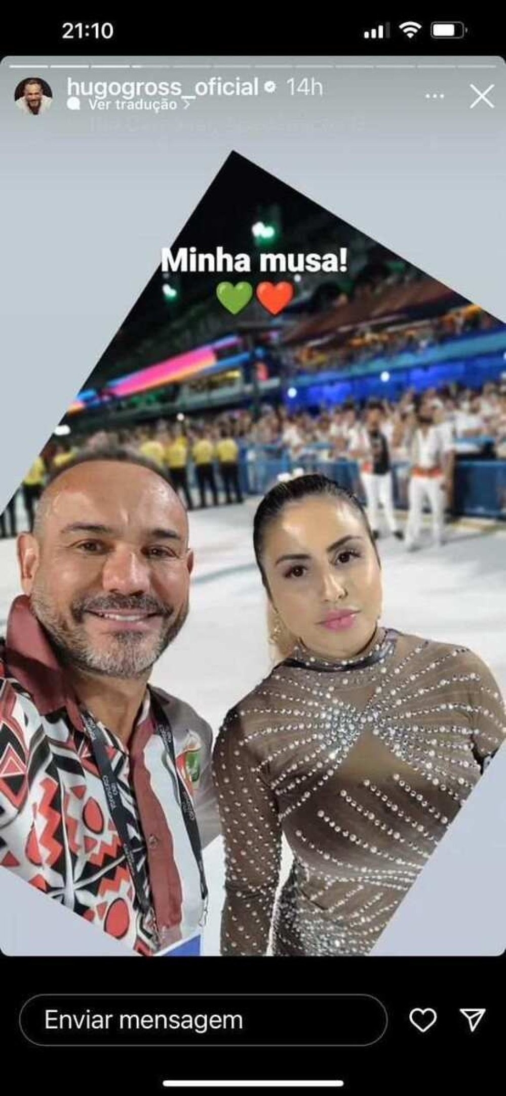 Hugo Gross e J&eacute;ssica Fran&ccedil;a