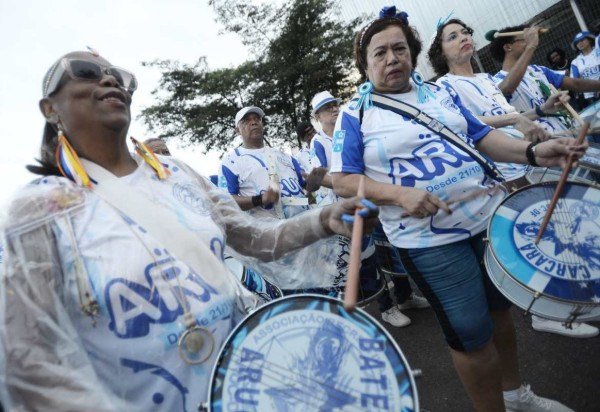 Ed Alves/CB/DA.Press. Cidades- Blocos de carnaval 2024- Escola de samba Aruc no Cruzeiro