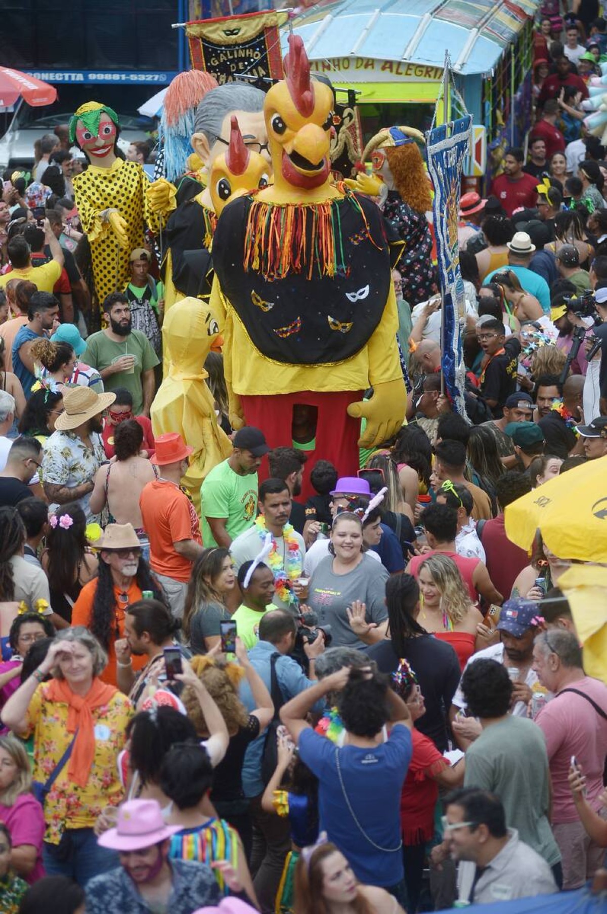 O Galinho de Brasília fez a festa carnavalesca com uma mistura de ritmos e cores vibrantes
