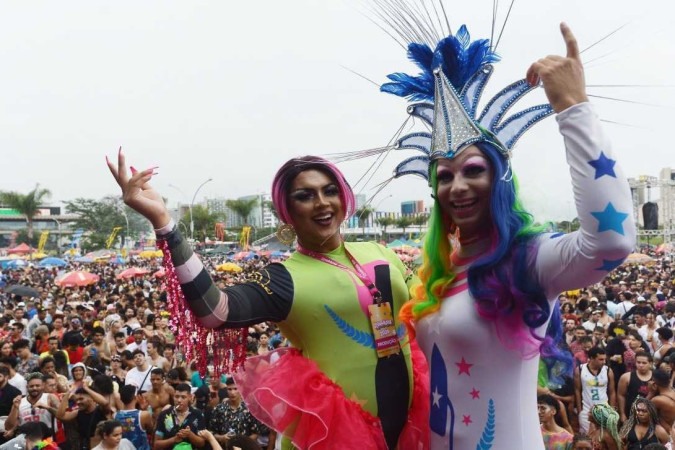 O bloco agitou foliões no domingo de carnaval -  (crédito:  Ed Alves/CB/DA.Press)