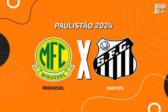 Mirassol e Santos se enfrentam neste domingo -  (crédito: Foto: Raul Baretta/ Santos FC)