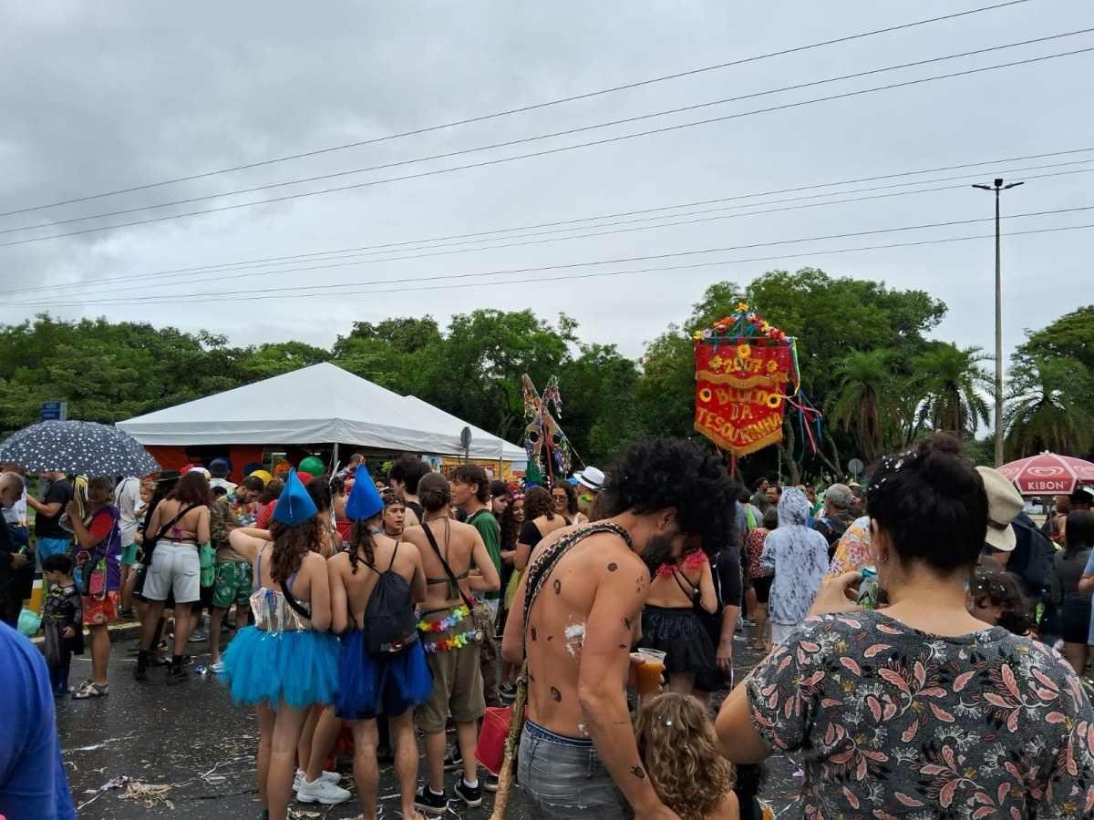 Bloco da Tesourinha atrai famílias neste domingo de carnaval