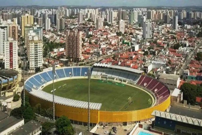 Bangu e Flamengo se enfrentam na Arena Batistão -  (crédito: Foto: Divulgação / Flamengo)