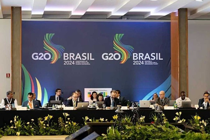  G20 realiza as primeiras reuniões sob comando brasileiro esta semana no Palácio Itamaraty, em Brasília.  -  (crédito:  Isabela Castilho/G20 Brasil)