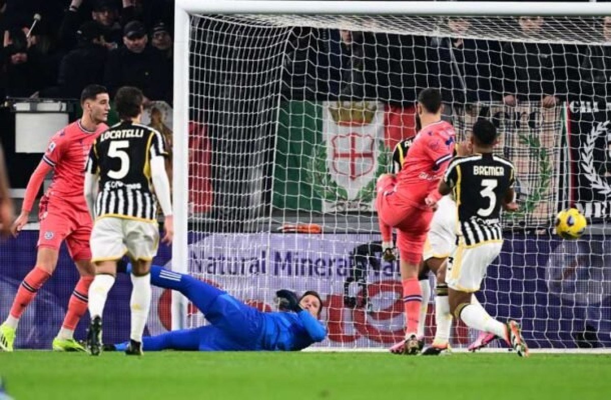 Juventus perde em casa e a líder Internazionale agradece