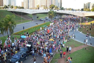 Ao todo, são 65 blocos para animar o carnaval no DF -  (crédito:  Ed Alves/CB/DA.Press)