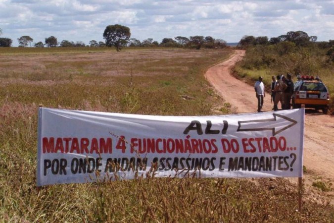 Em homenagem às vítimas, foi instituído em 2009 o Dia Nacional de Combate ao Trabalho Escravo -  (crédito: Sinat/Arquivo/Reprodução)