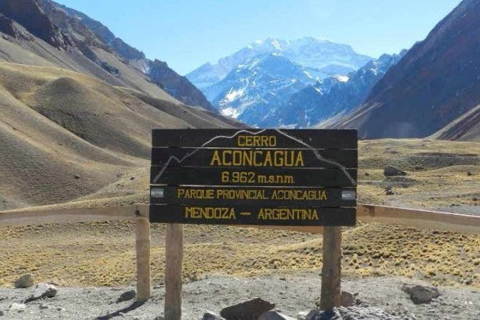 Entrada do Parque Aconcágua: maior montanha das Américas