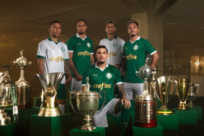 Camisa do Palmeiras venceu eleição da mais bonita do mundo -  (crédito: Foto: Divulgação)