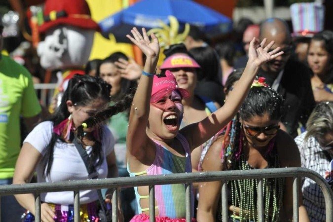 Bloco Portadores da Alegria anima o Parque da Cidade -  (crédito: Minervino Júnior/CB/DA PRESS)