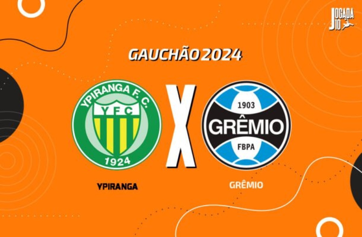 Ypiranga x Grêmio: onde assistir, escalações e arbitragem