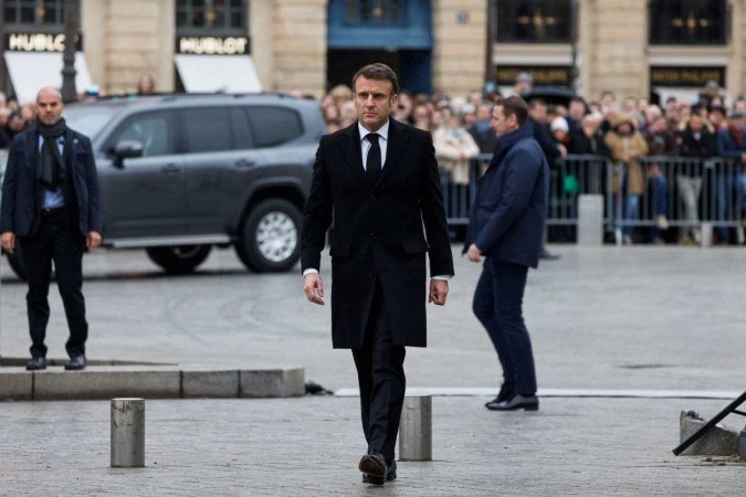 O presidente da França, Emmanuel Macron teve vários ministros envolvidos em acusações de estupro -  (crédito:  Ludovic MARIN / POOL / AFP)