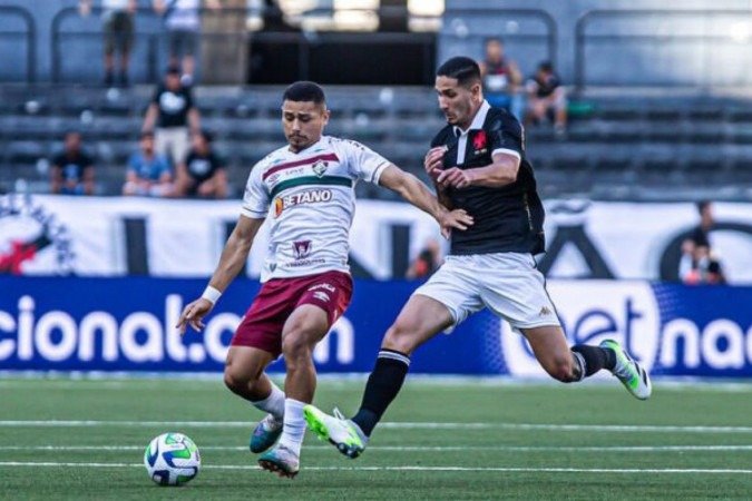 Vasco acabou com jejum de oito jogos sem vitória, ao superar o Flu no último encontro -  (crédito: Mailson Santana/Fluminense FC)