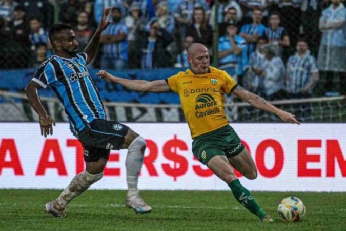 Grêmio empata sem gols com o Ypiranga  -  (crédito: Foto: @enocjunior | YFC)