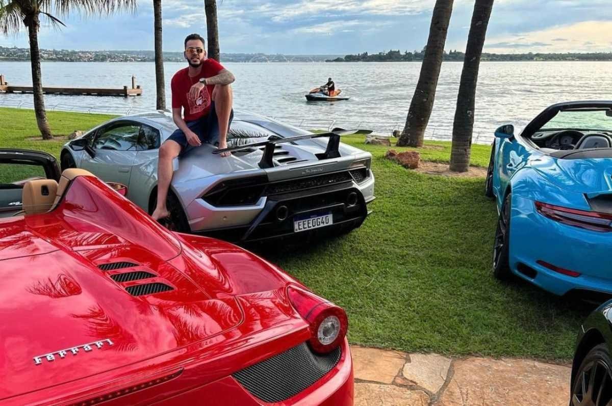 Lamborghini Huracán foi apreendida pela polícia durante a operação deflagrada contra o youtuber Klebim