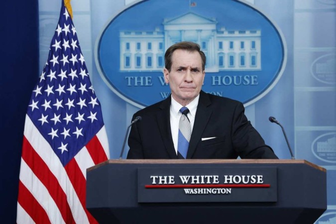  John Kirby, porta-voz dos Estados Unidos para assuntos de segurança -  (crédito: Anna Moneymaker / GETTY IMAGES NORTH AMERICA / Getty Images via AFP)