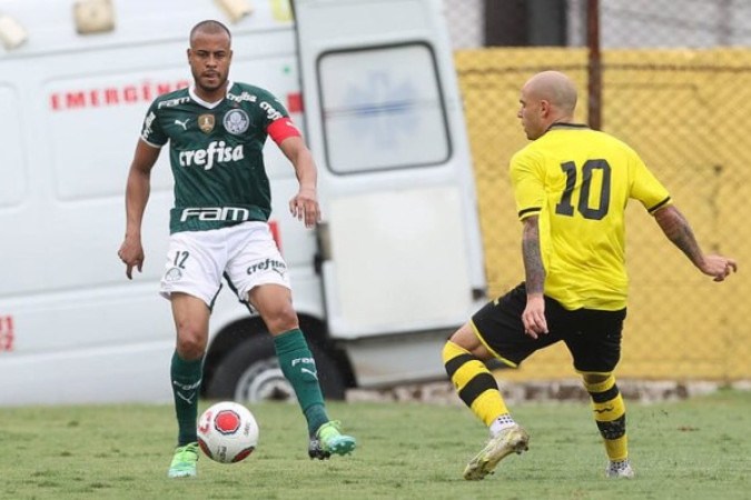 Palmeiras defende invencibilidades na partida -  (crédito:  Cesar Greco)