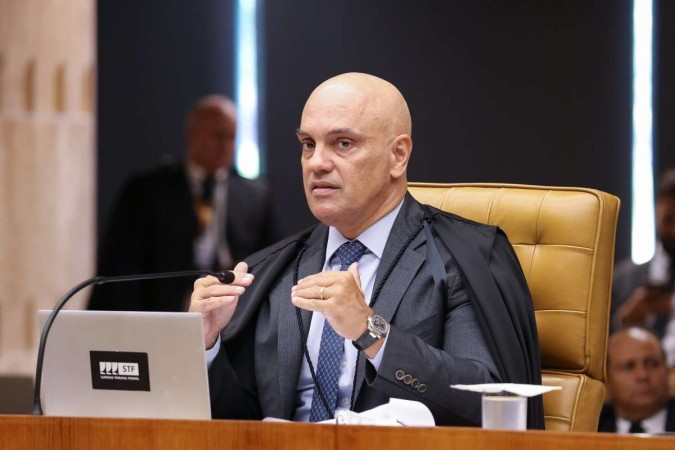 Moraes é relator do processo no STF - (crédito: Antonio Augusto/SCO/STF)