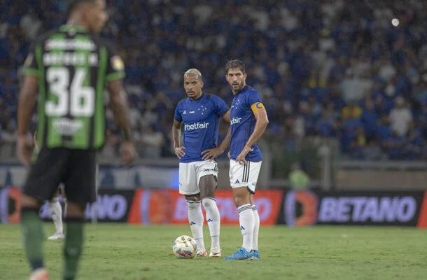 Matheus Pereira lamentou oportunidades perdidas no clássico com o América - Foto: Staff Images/Cruzeiro -  (crédito: Foto: Staff Images/Cruzeiro)