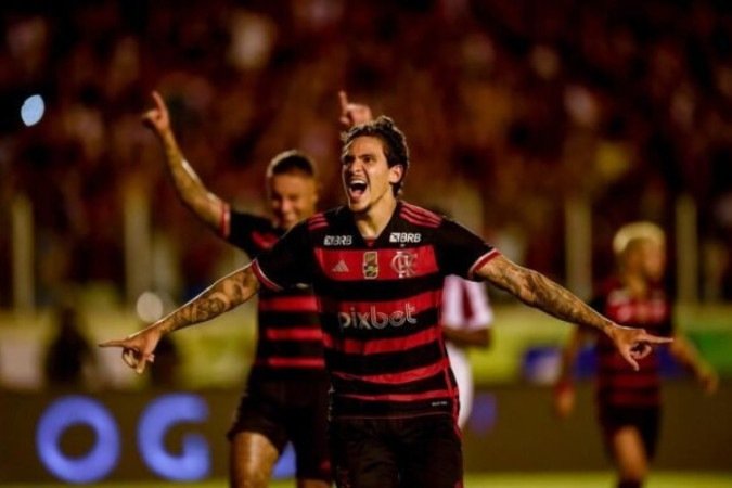 Pedro tem cinco gols no Campeonato Carioca 2024 -  (crédito: Foto: Marcelo Cortes/CRF)
