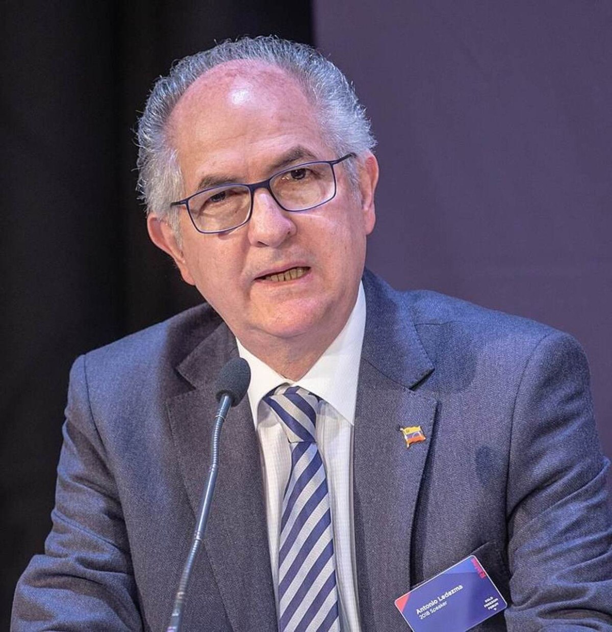 Antonio Ledezma, ex-prefeito de Caracas, ex-preso político exilado em Madrid e coordenador do Conselho Político Internacional de María Corina Machado