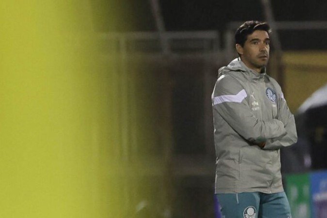 Abel chegou aos sete jogos invicto no Paulistão -  (crédito: Foto: Cesar Greco/Palmeiras)