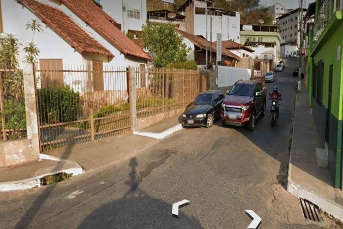 Crime aconteceu na cidade de Viçosa, na Zona da Mata mineira -  (crédito: Google Street View/Reprodução)