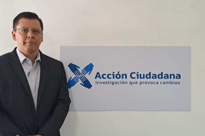 Eduardo Escobar, diretor executivo da Asociación Acción Ciudadana (em San Salvador)