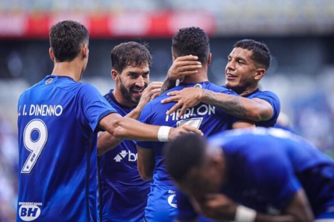 Cruzeiro busca a reação para seguir na liderança de seu grupo -  (crédito: Foto: Gustavo Aleixo/Cruzeiro)